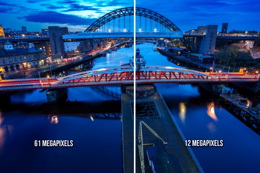 Megapixels na Fotografia: Entenda a Qualidade 1 comparison between a 61mp and 12mp sensor in the b 1980x1320.png